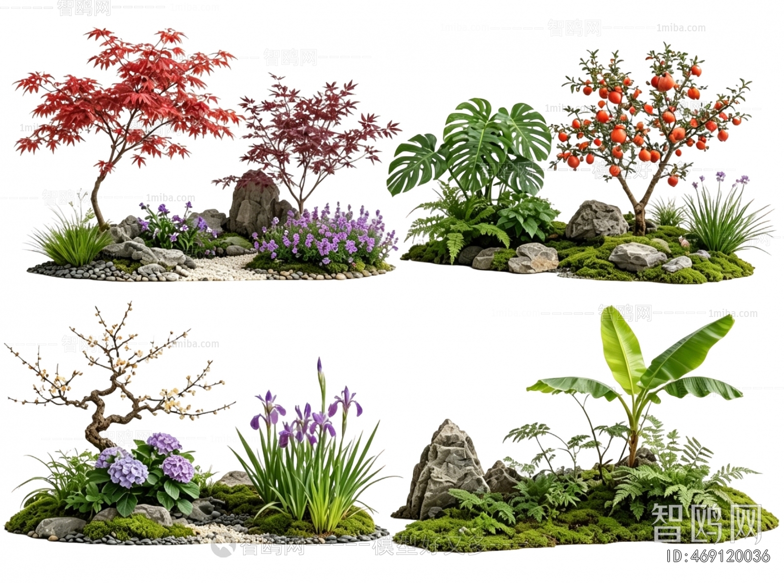 New Chinese Style Plant Landscaping