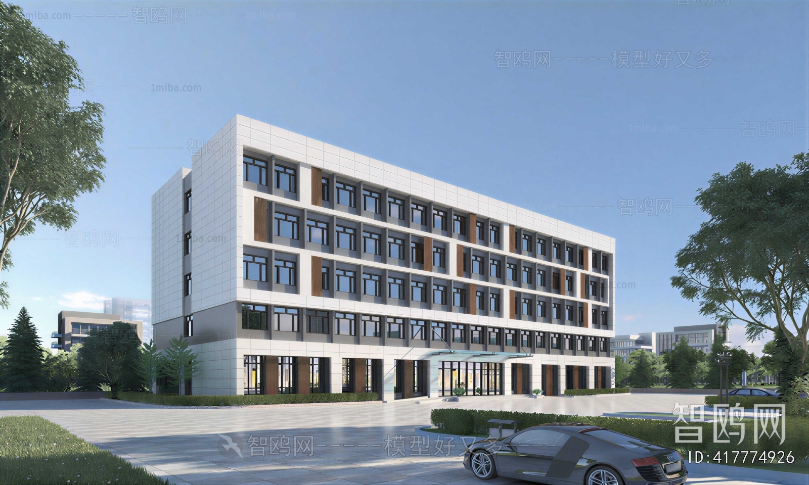 Modern Appearance Of Commercial Building