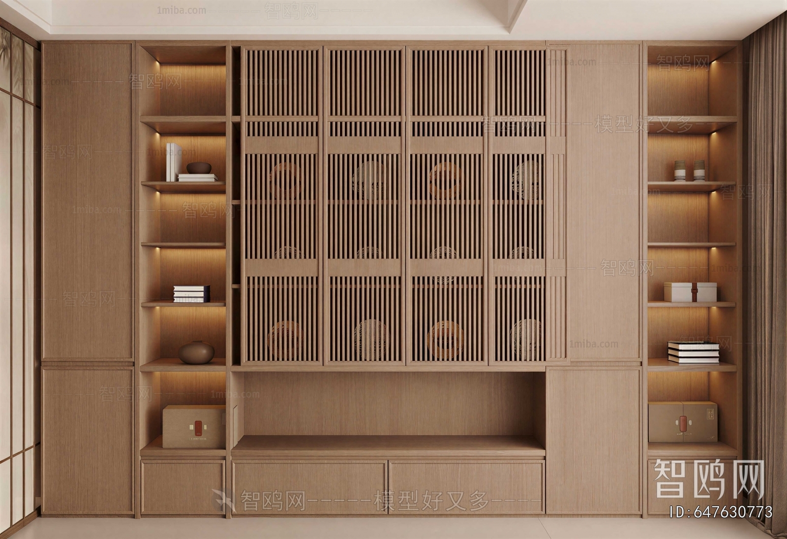 New Chinese Style Bookcase