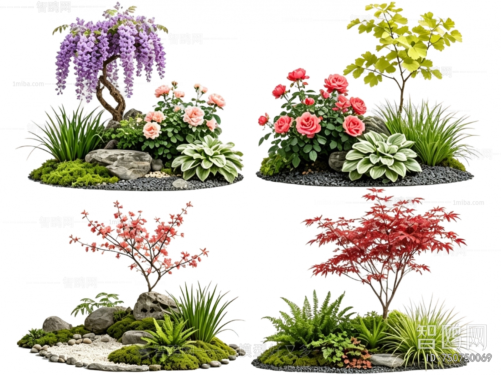 New Chinese Style Plant Landscaping