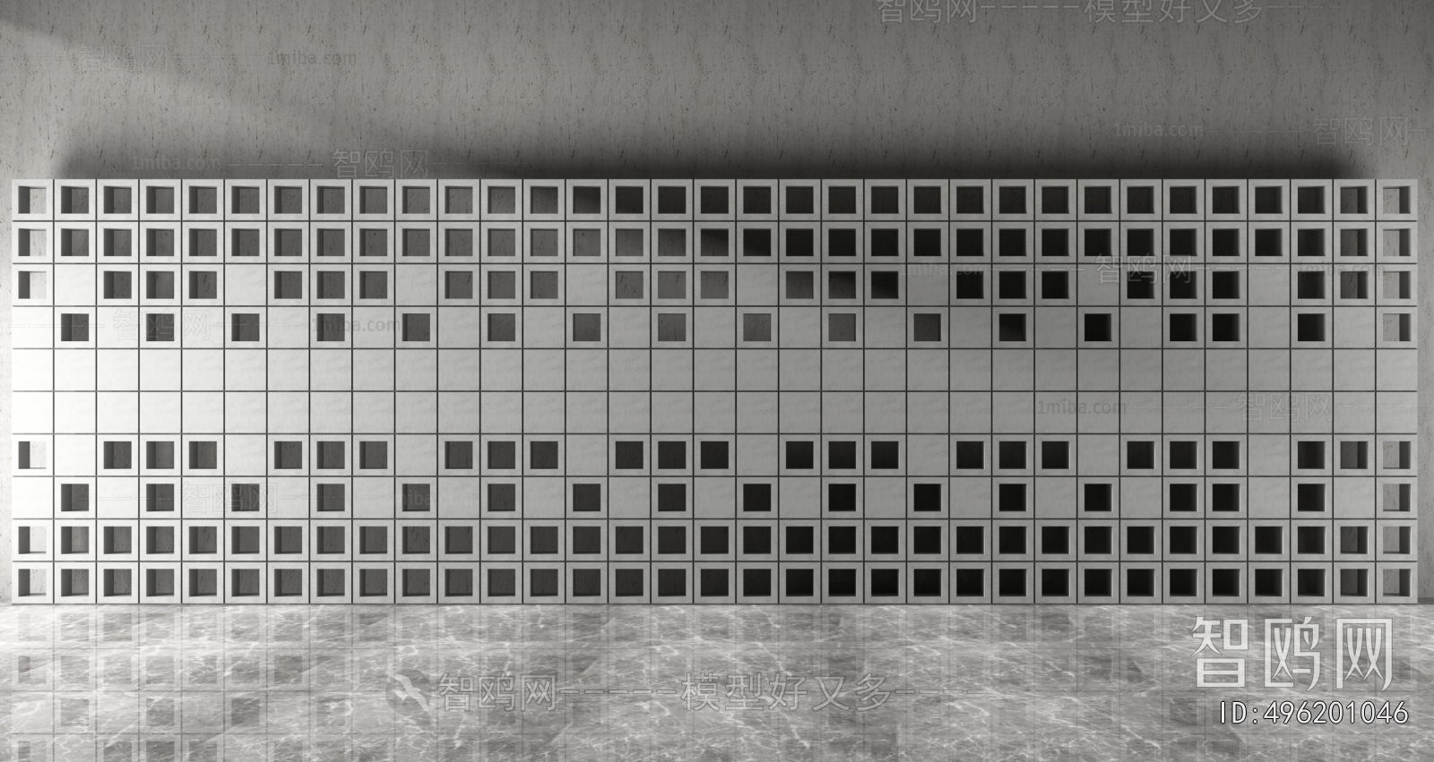 Modern Cement Brick Screen Partition