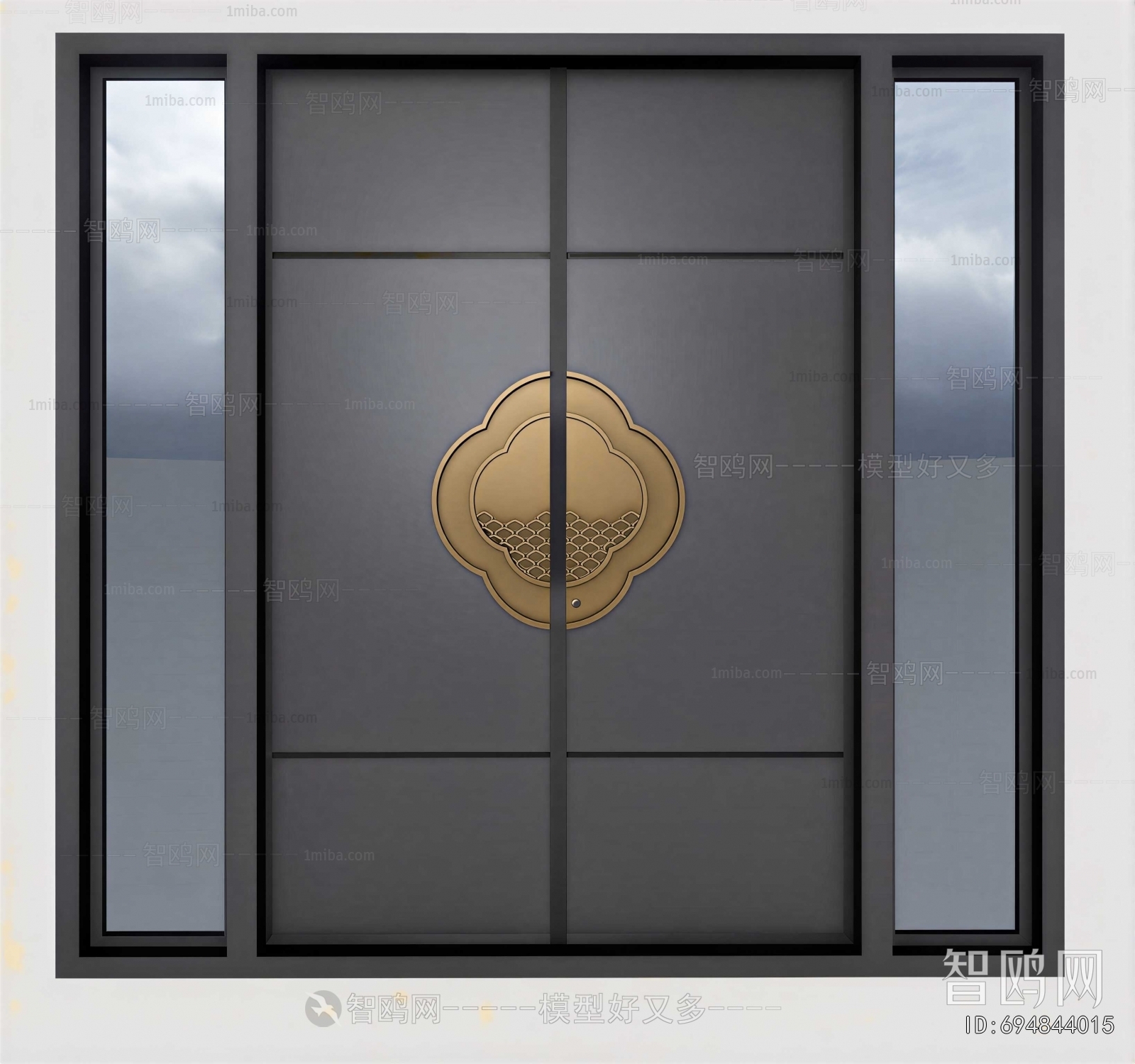 New Chinese Style Entrance Door
