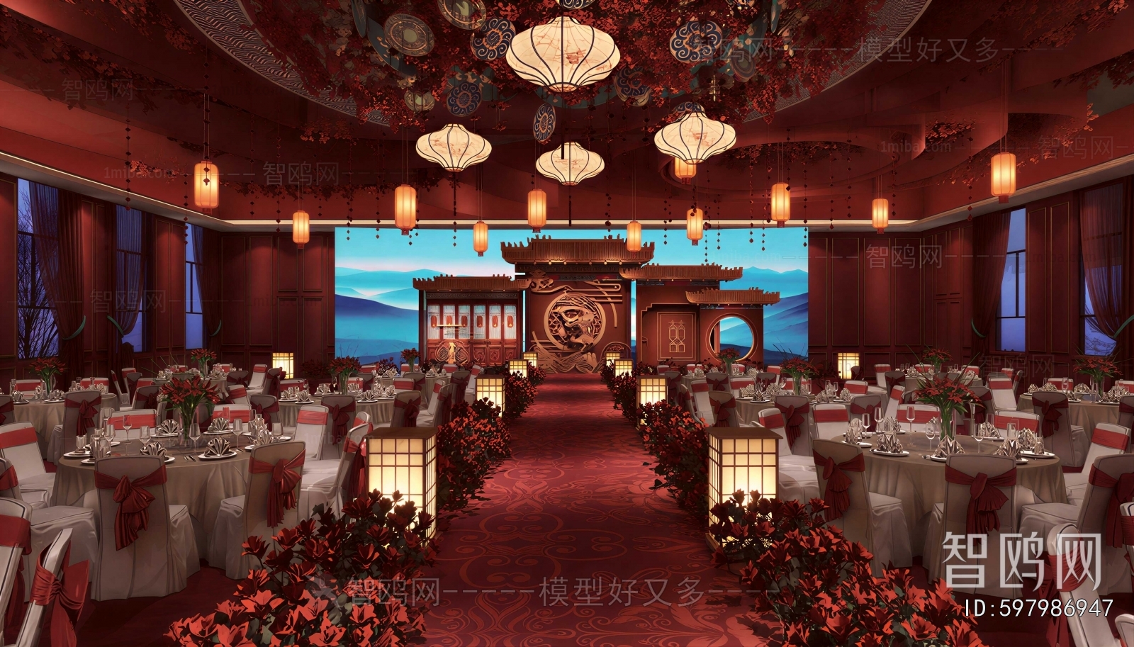 New Chinese Style Banquet Hall
