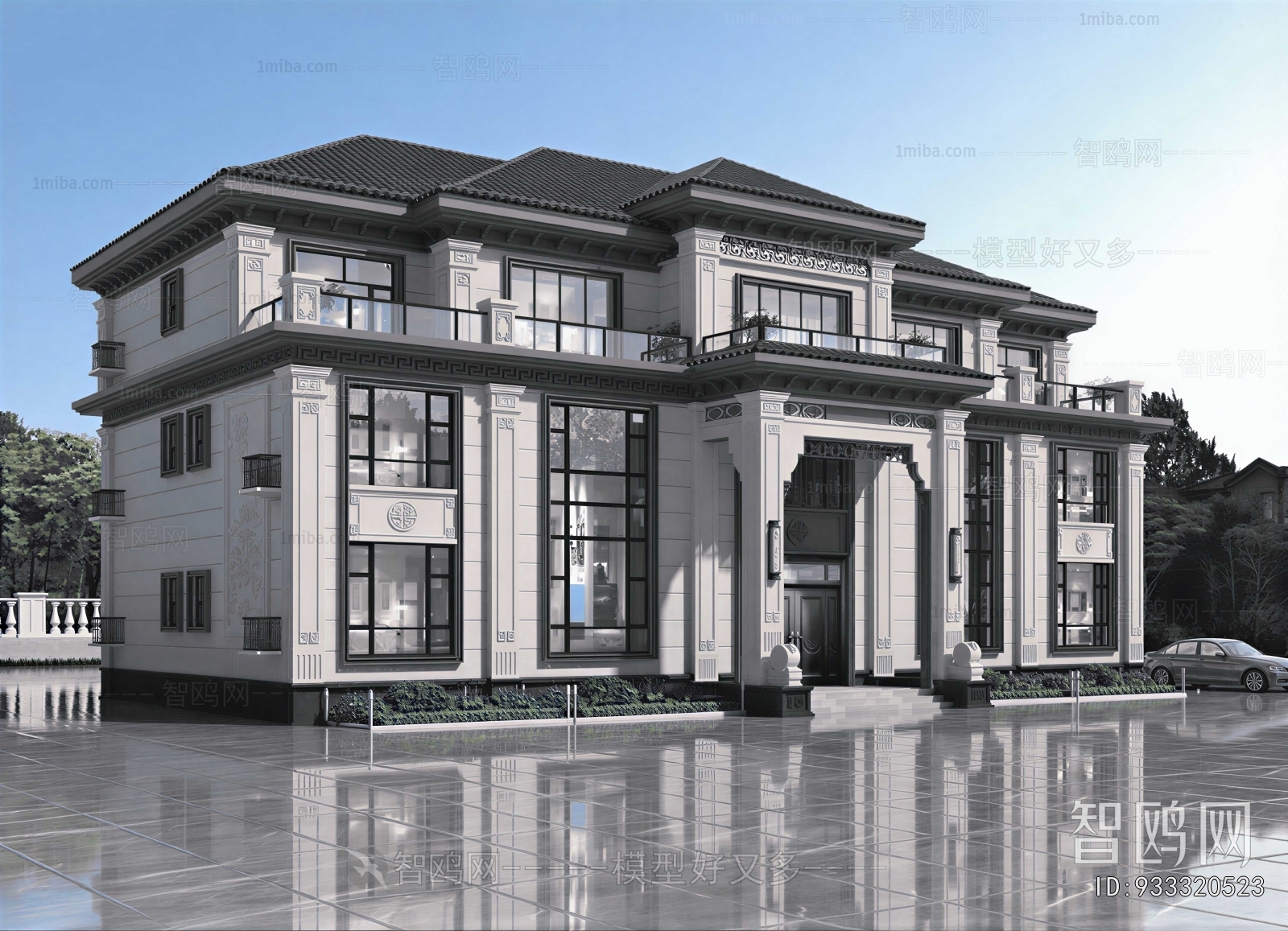 New Chinese Style Detached Villa