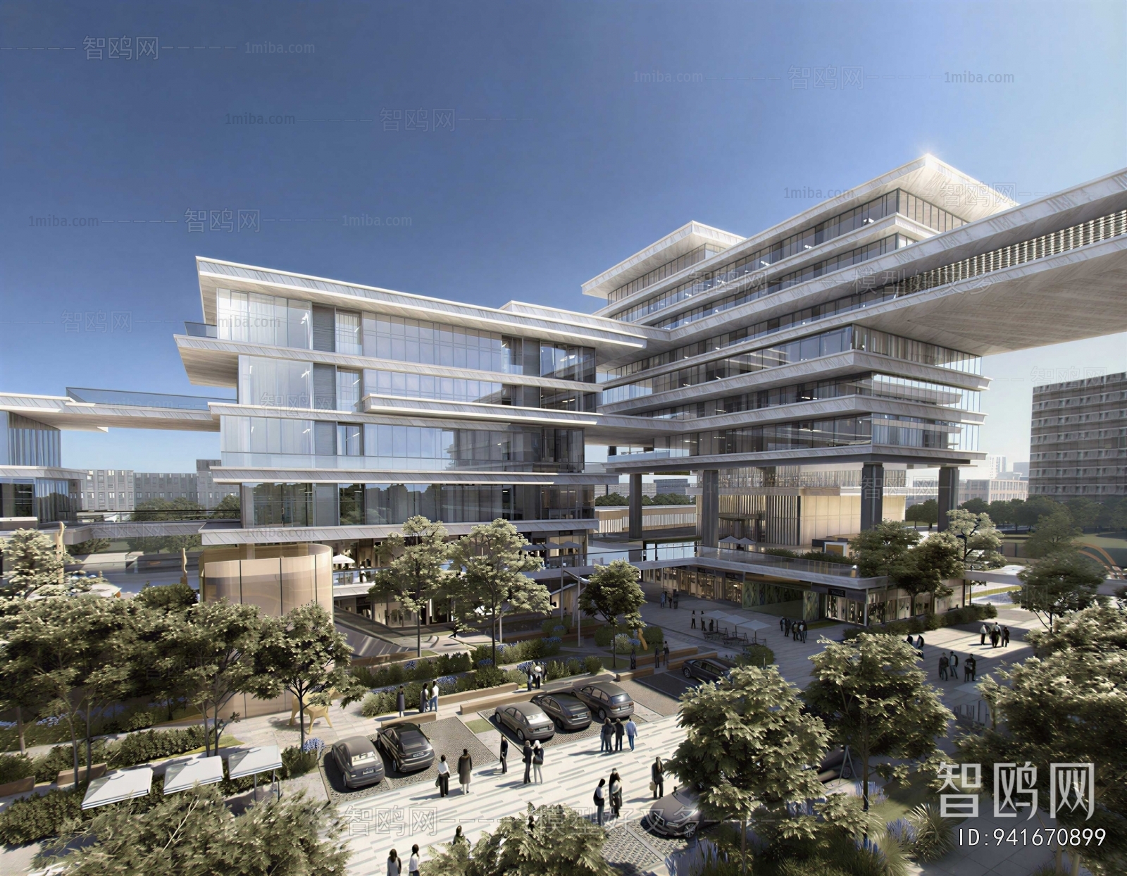 Modern Appearance Of Commercial Building