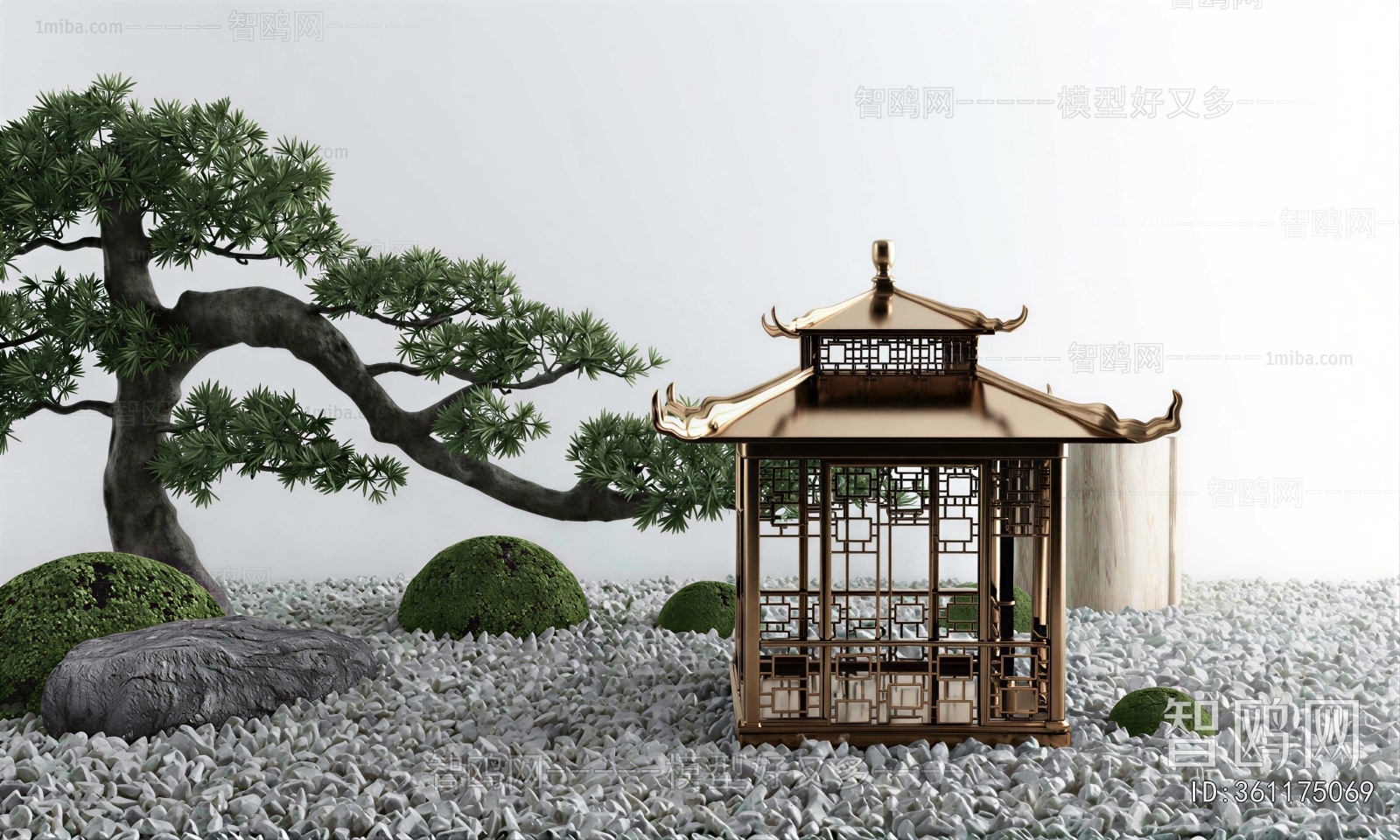 New Chinese Style Plant Landscaping