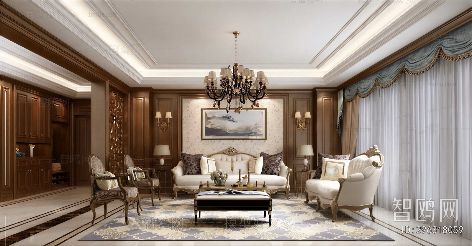 European Style A Living Room