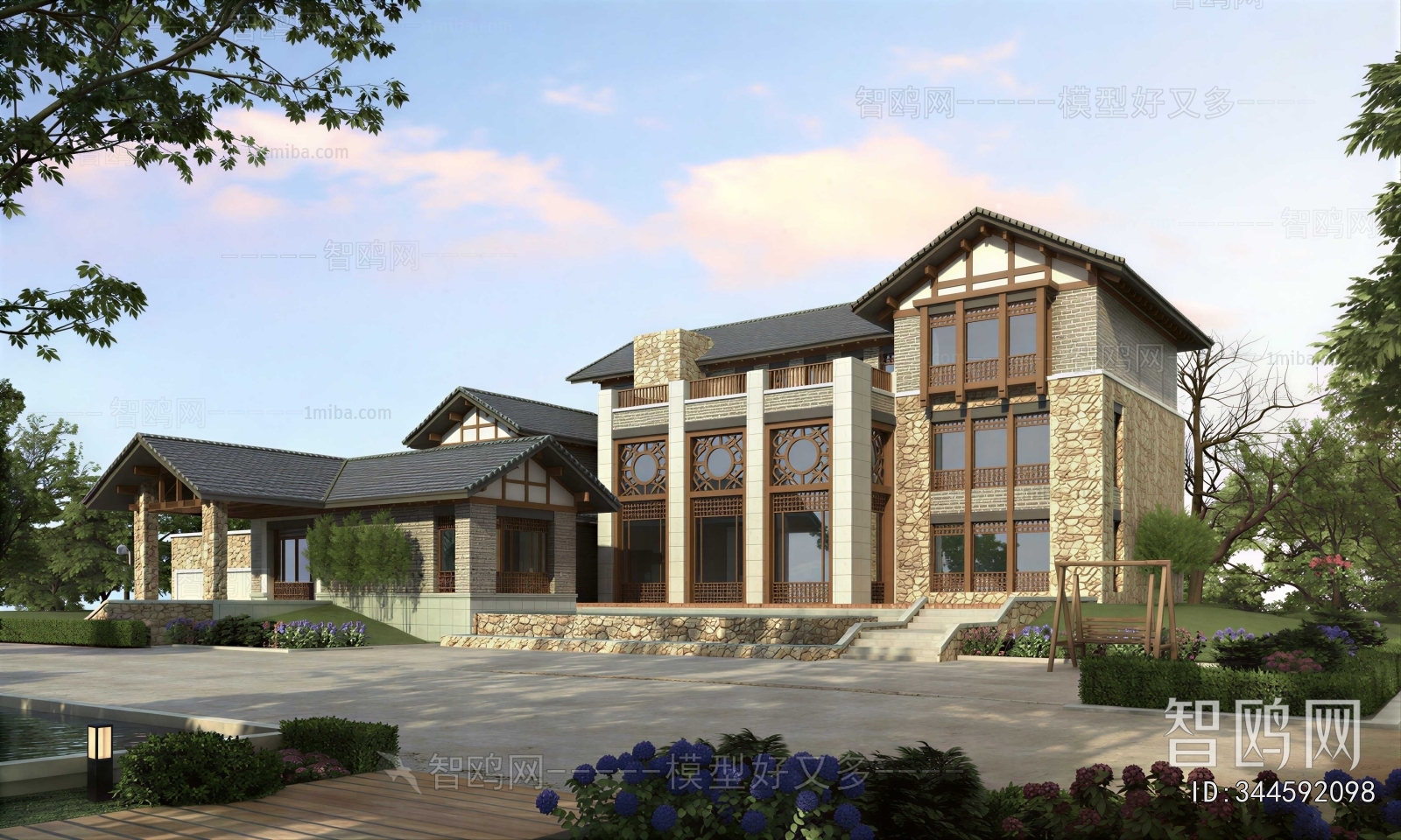 New Chinese Style Residential Building