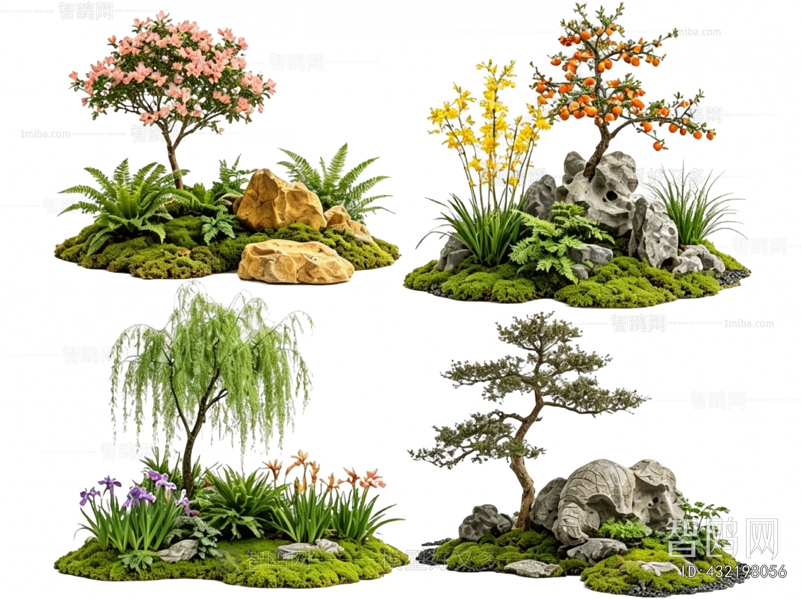 New Chinese Style Plant Landscaping