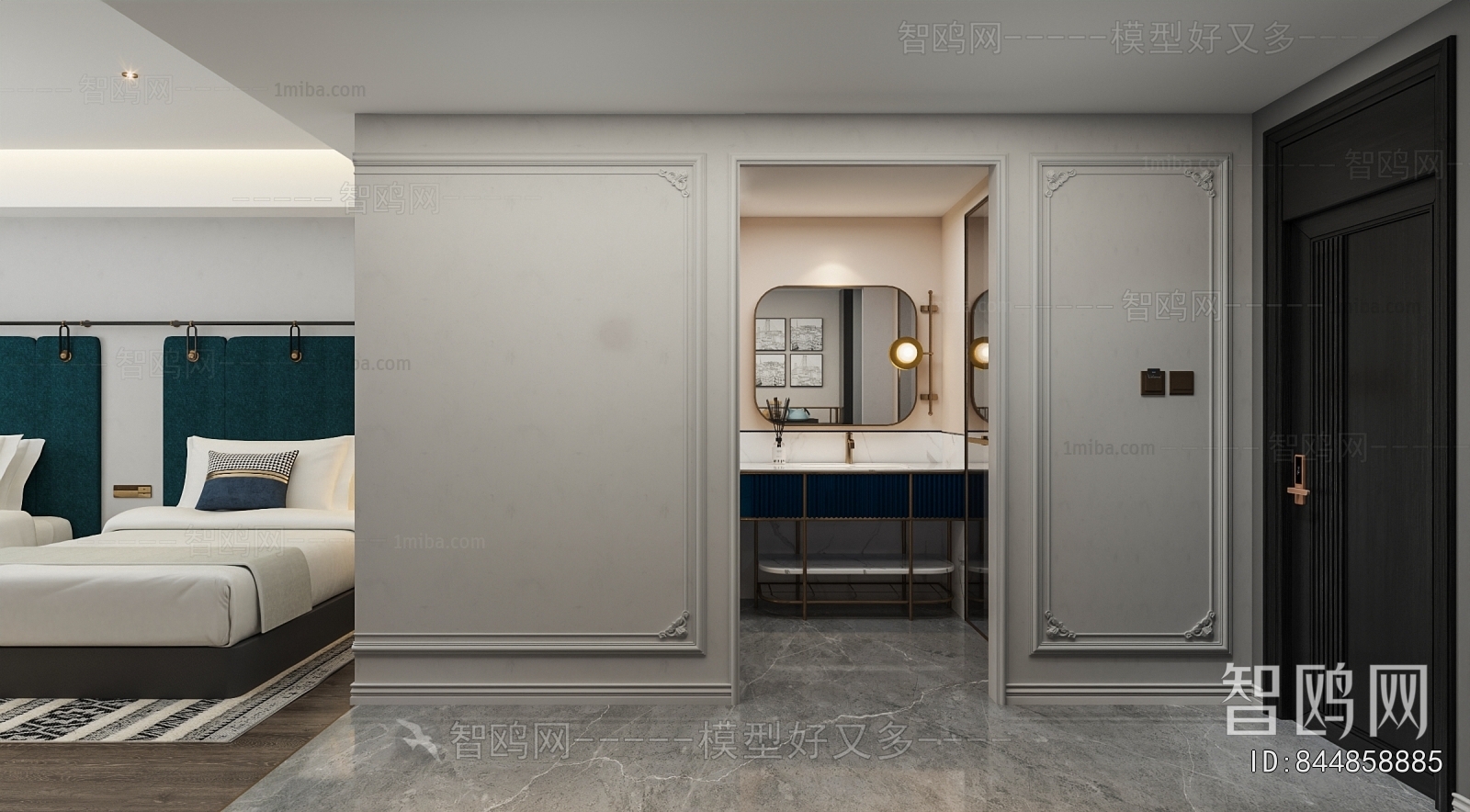 Modern Guest Room