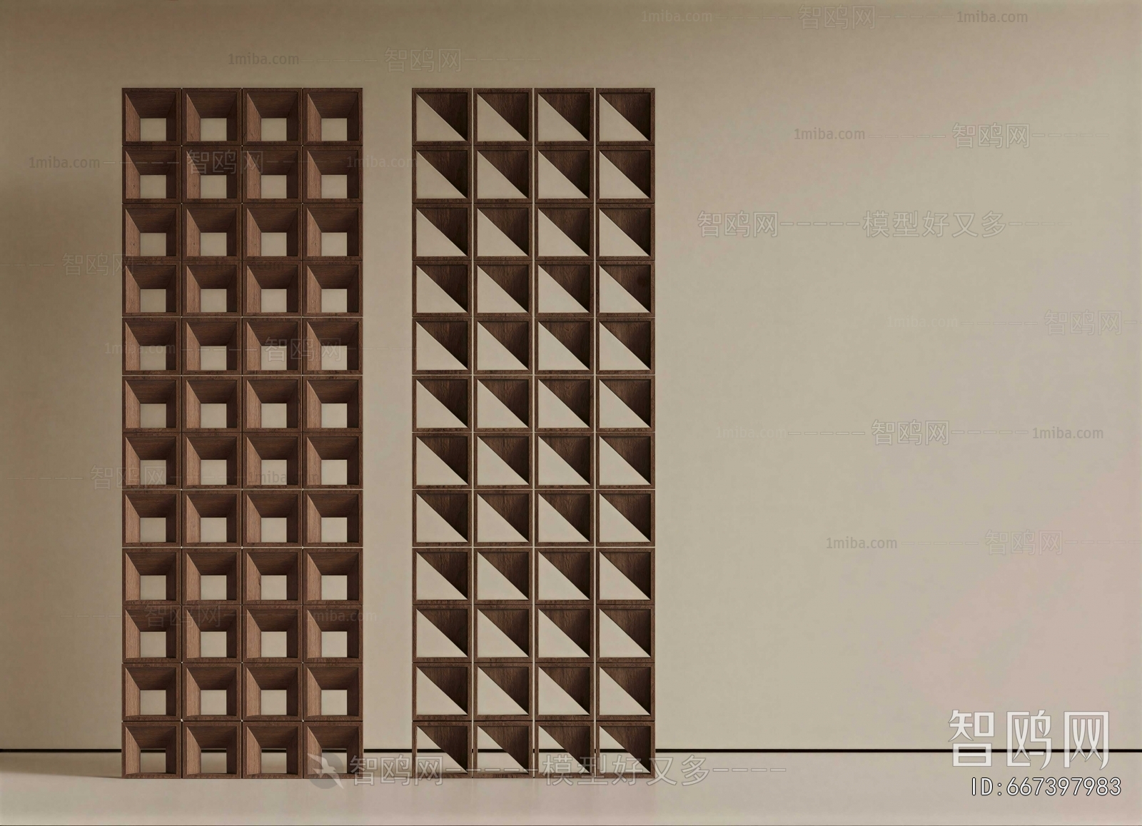 Modern Cement Brick Screen Partition