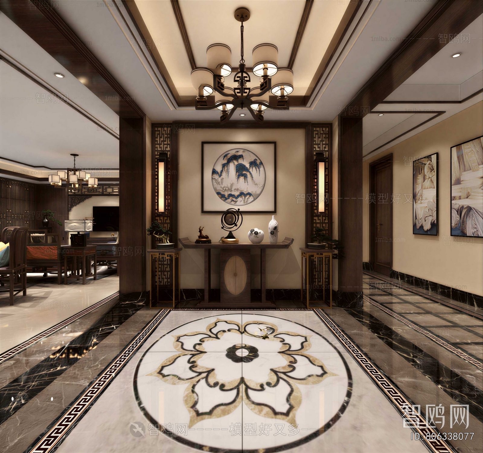 New Chinese Style Hallway