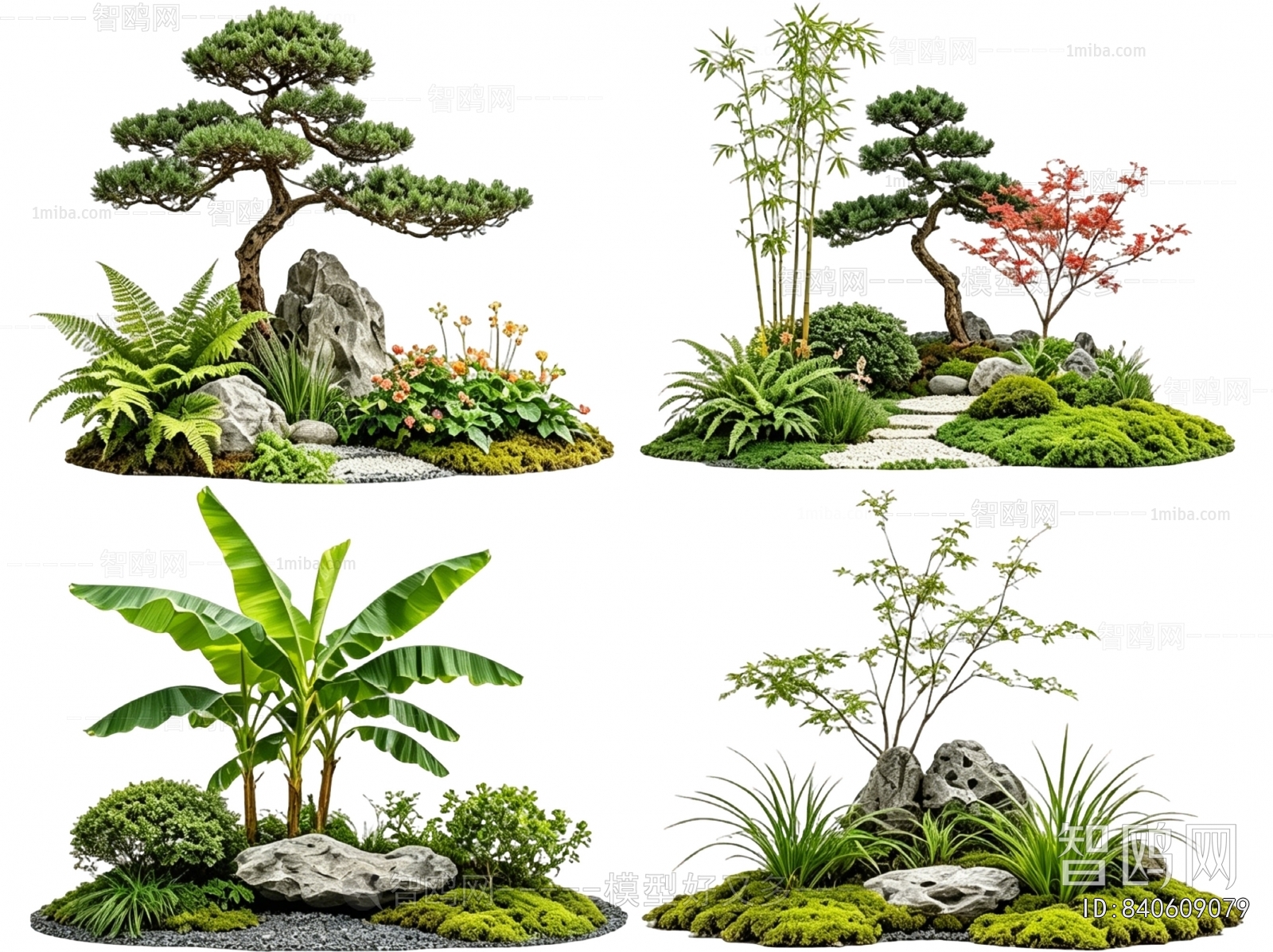 New Chinese Style Plant Landscaping