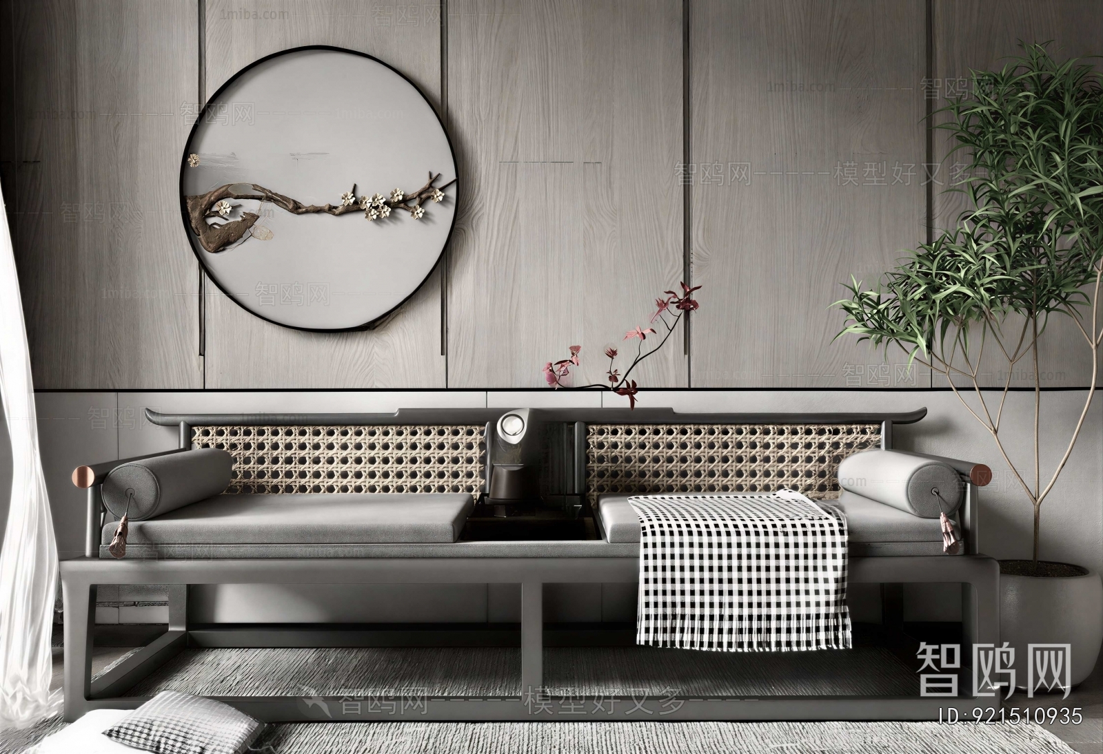 New Chinese Style Arhat Bed