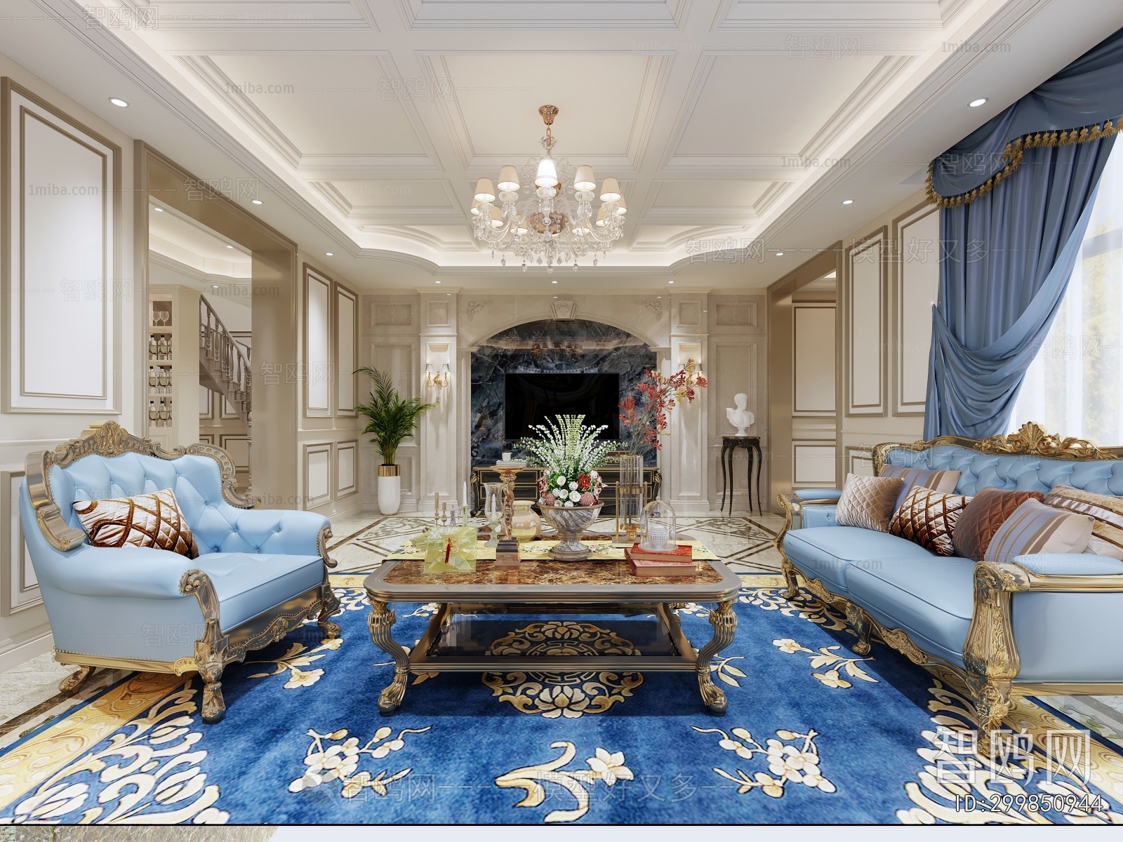 European Style A Living Room