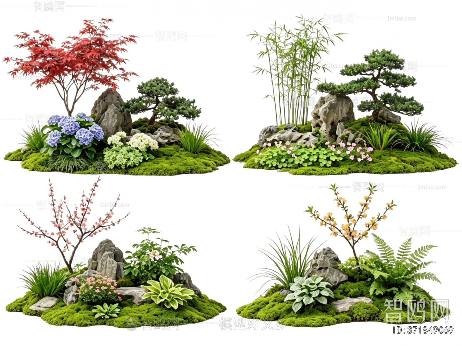 New Chinese Style Plant Landscaping