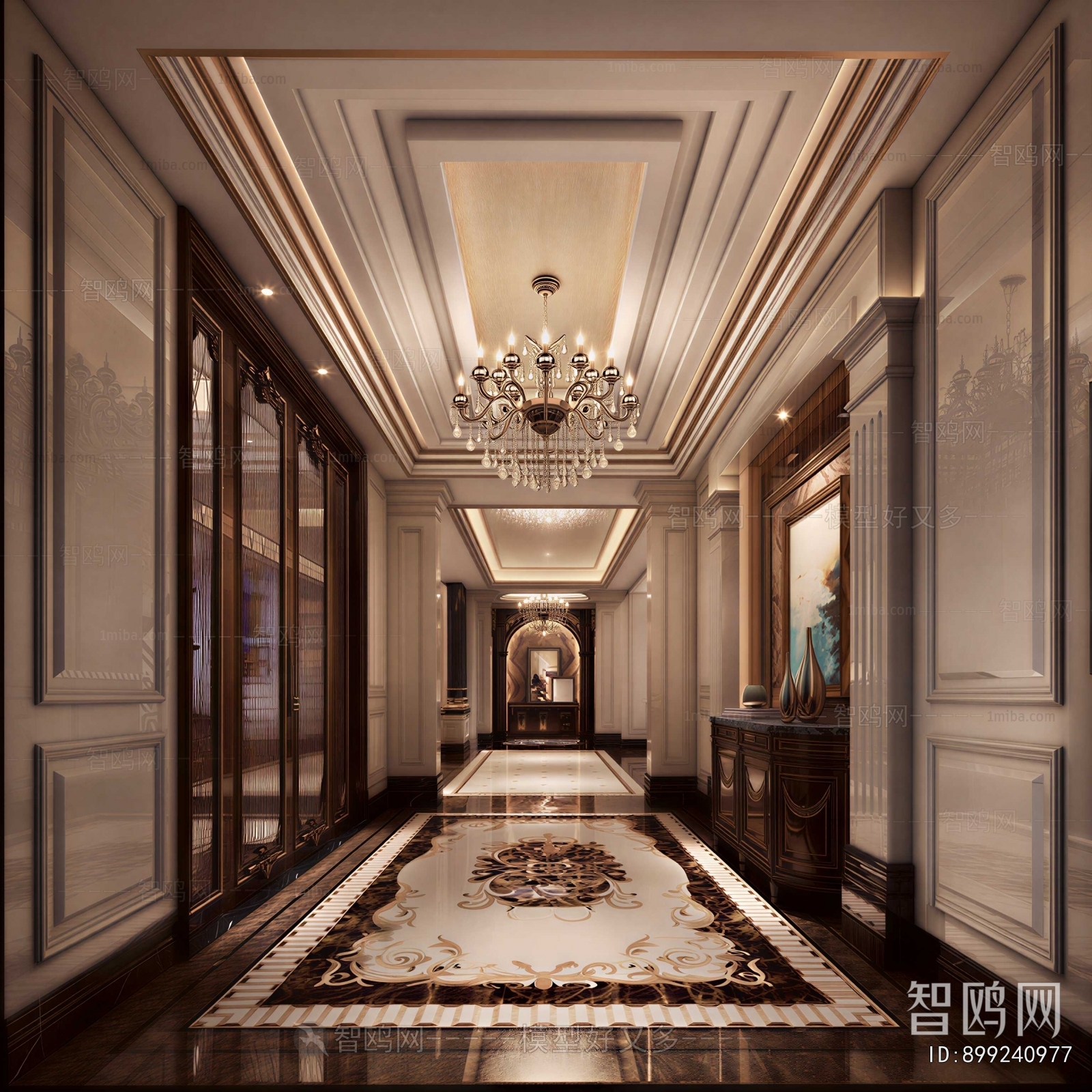 European Style Hallway