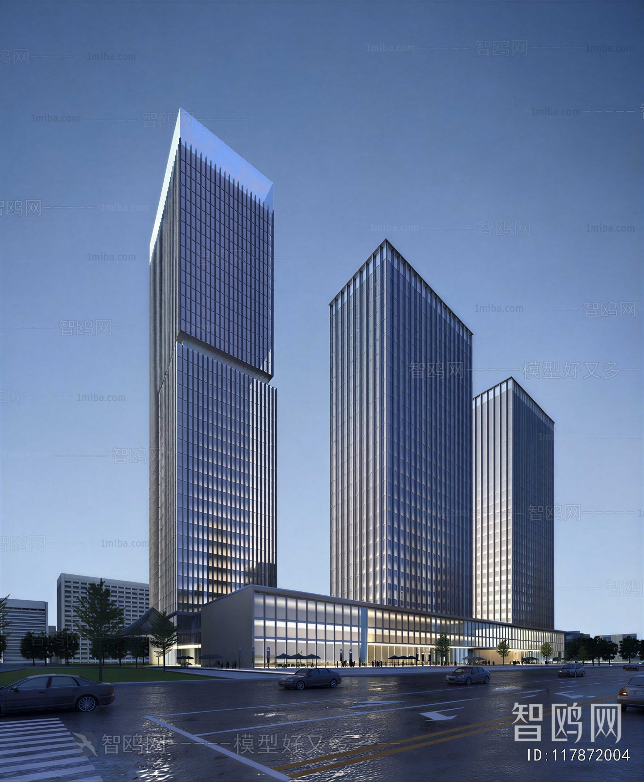 Modern Appearance Of Commercial Building