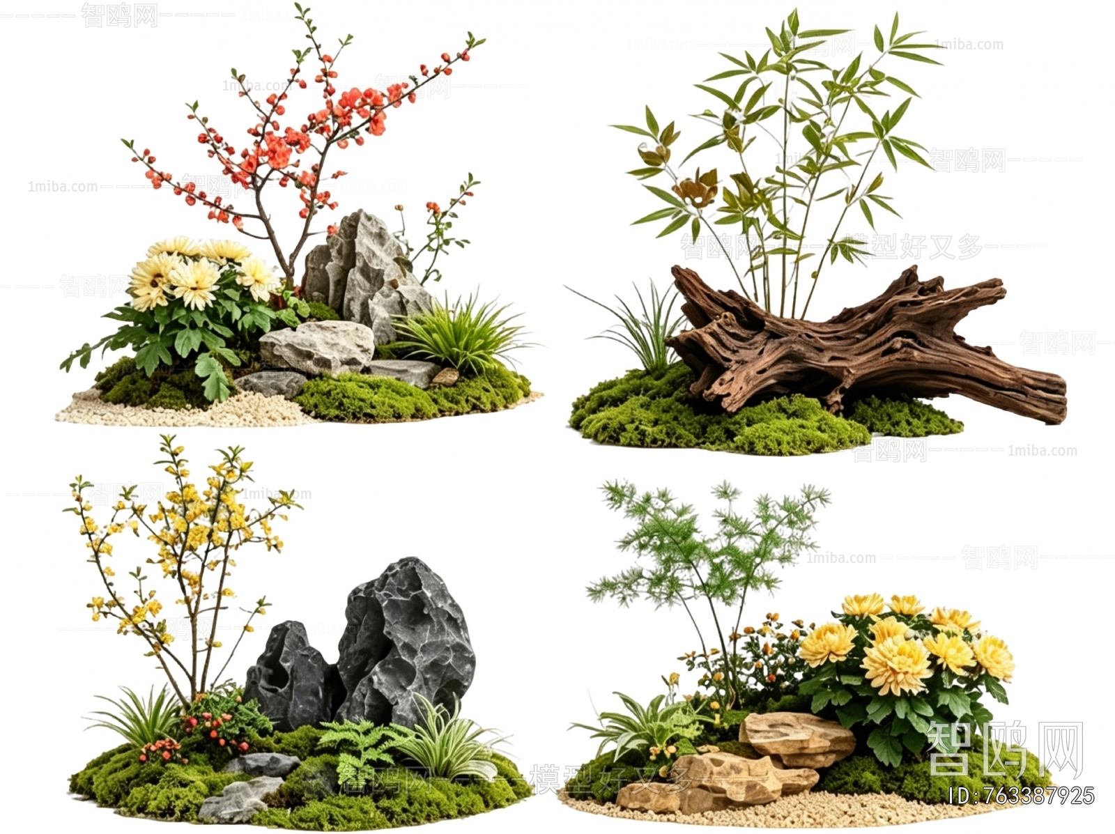 New Chinese Style Plant Landscaping