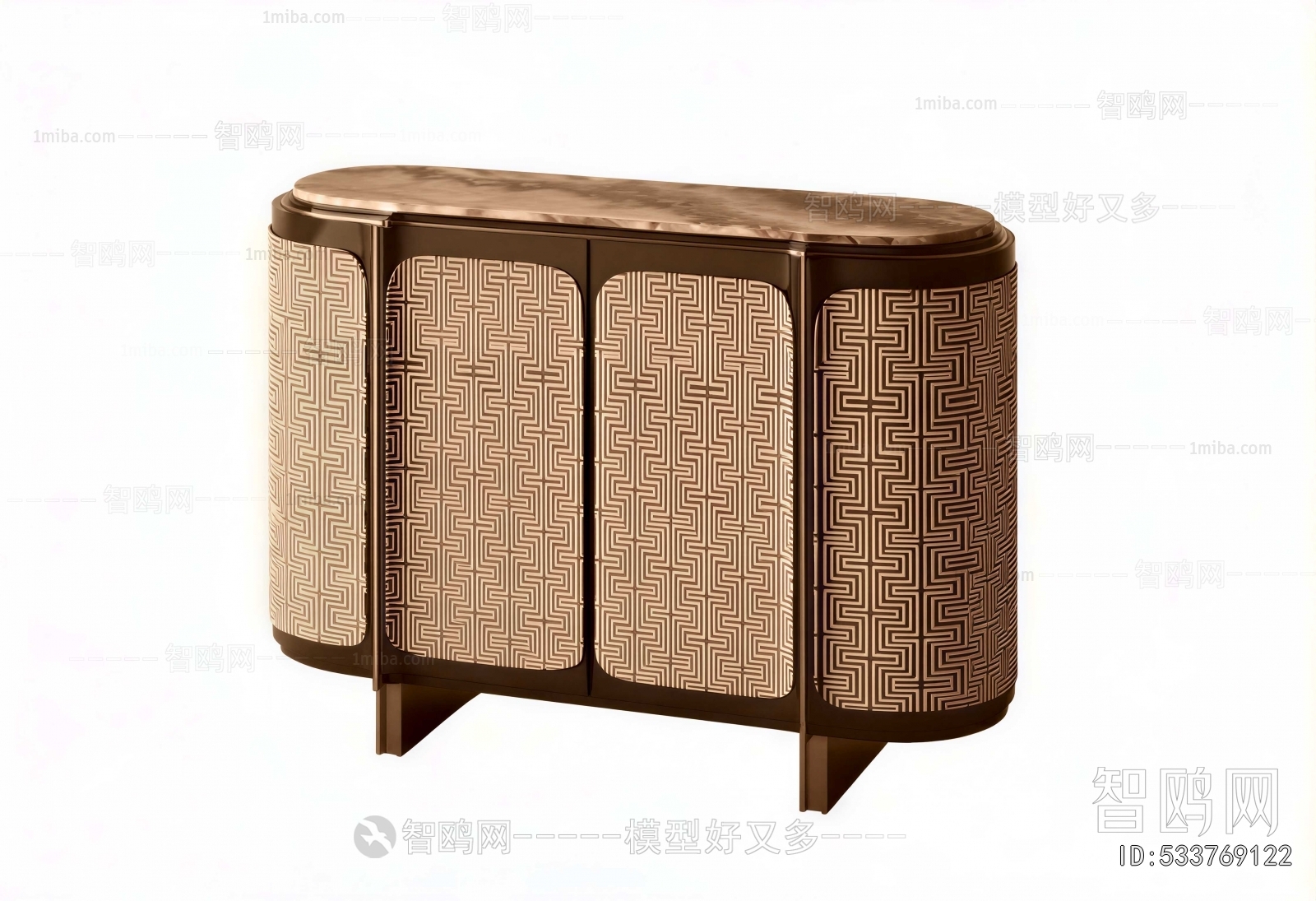 New Chinese Style Side Cabinet