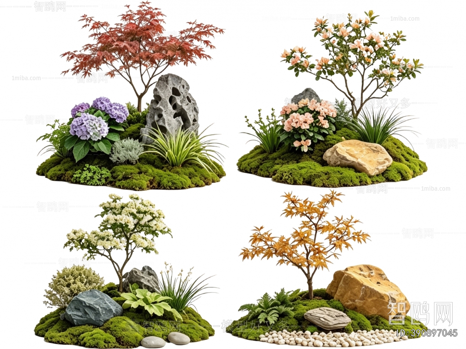 New Chinese Style Plant Landscaping