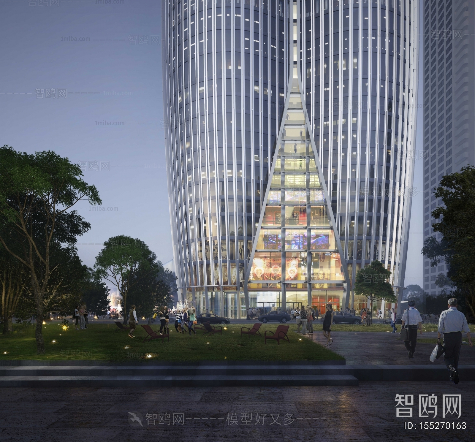Modern Appearance Of Commercial Building