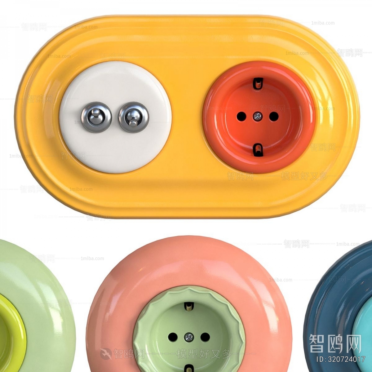 Modern Switch Socket Panel
