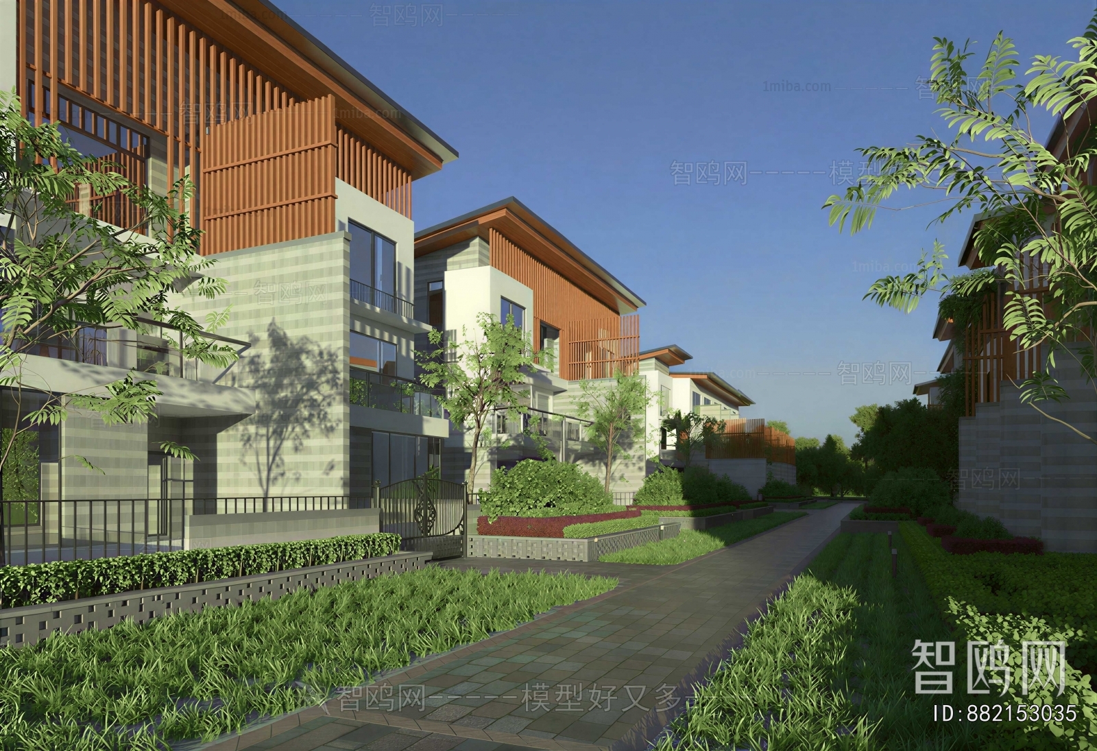 New Chinese Style Courtyard/landscape