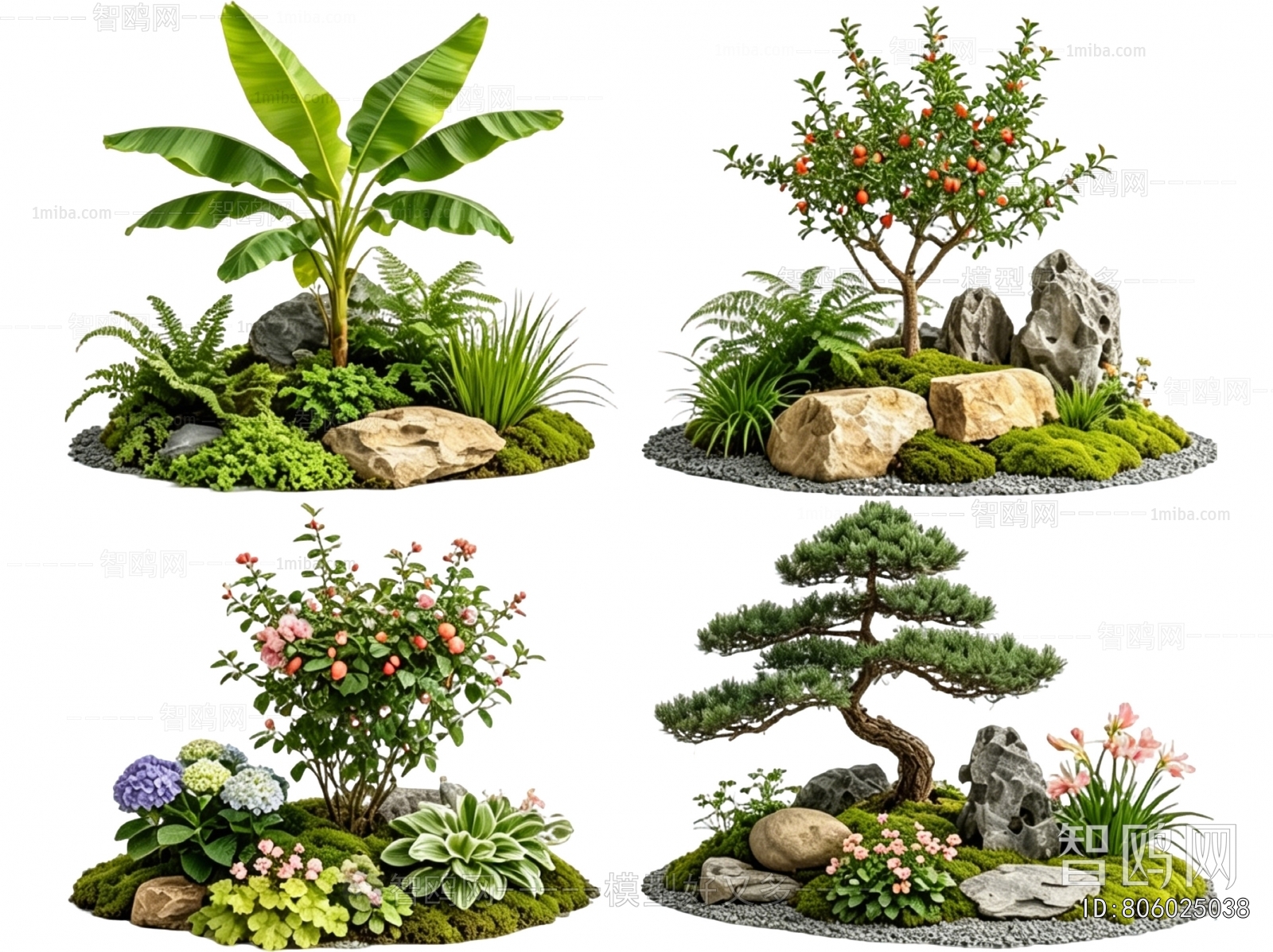 New Chinese Style Plant Landscaping