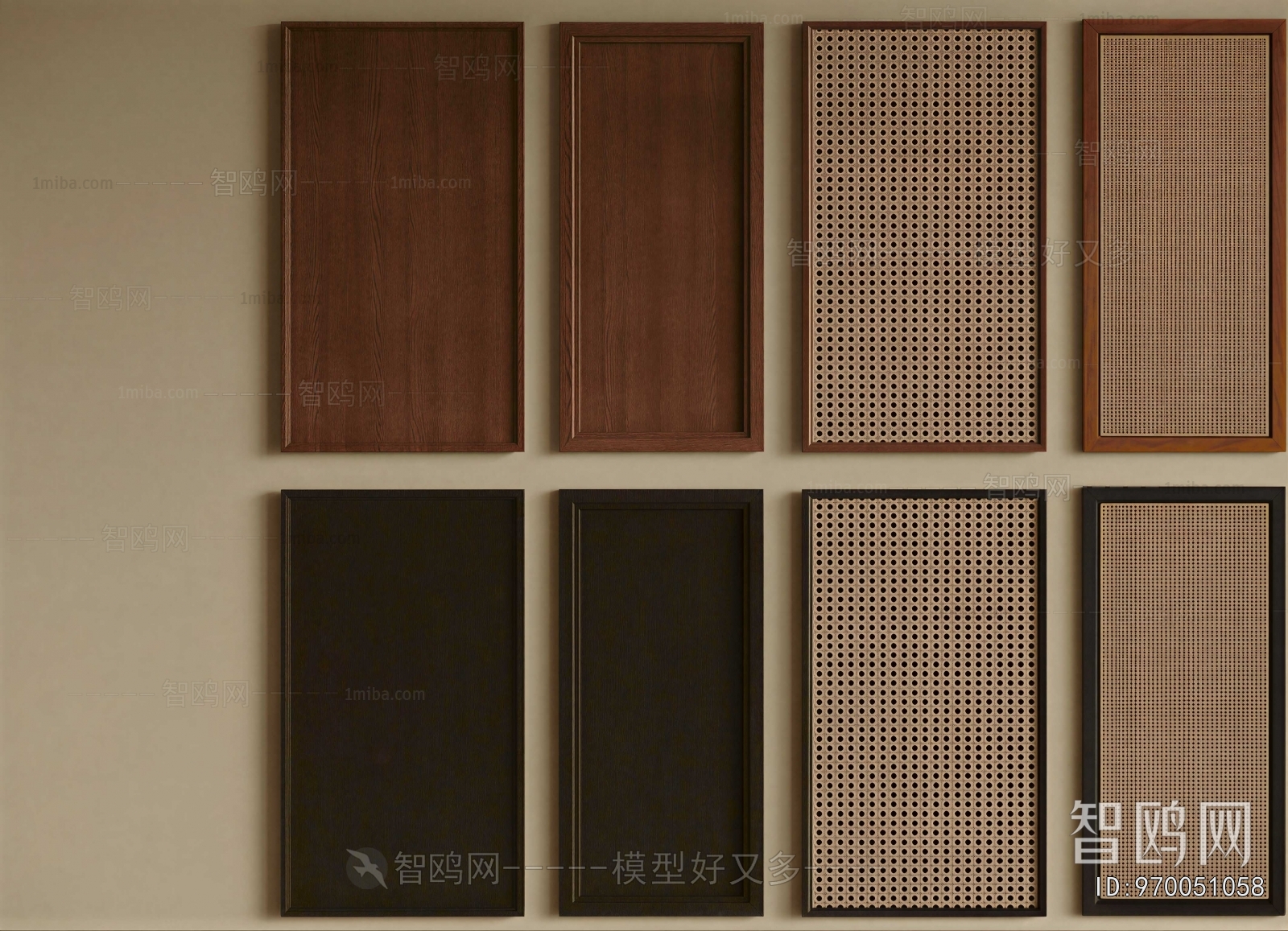 New Chinese Style Door Panel