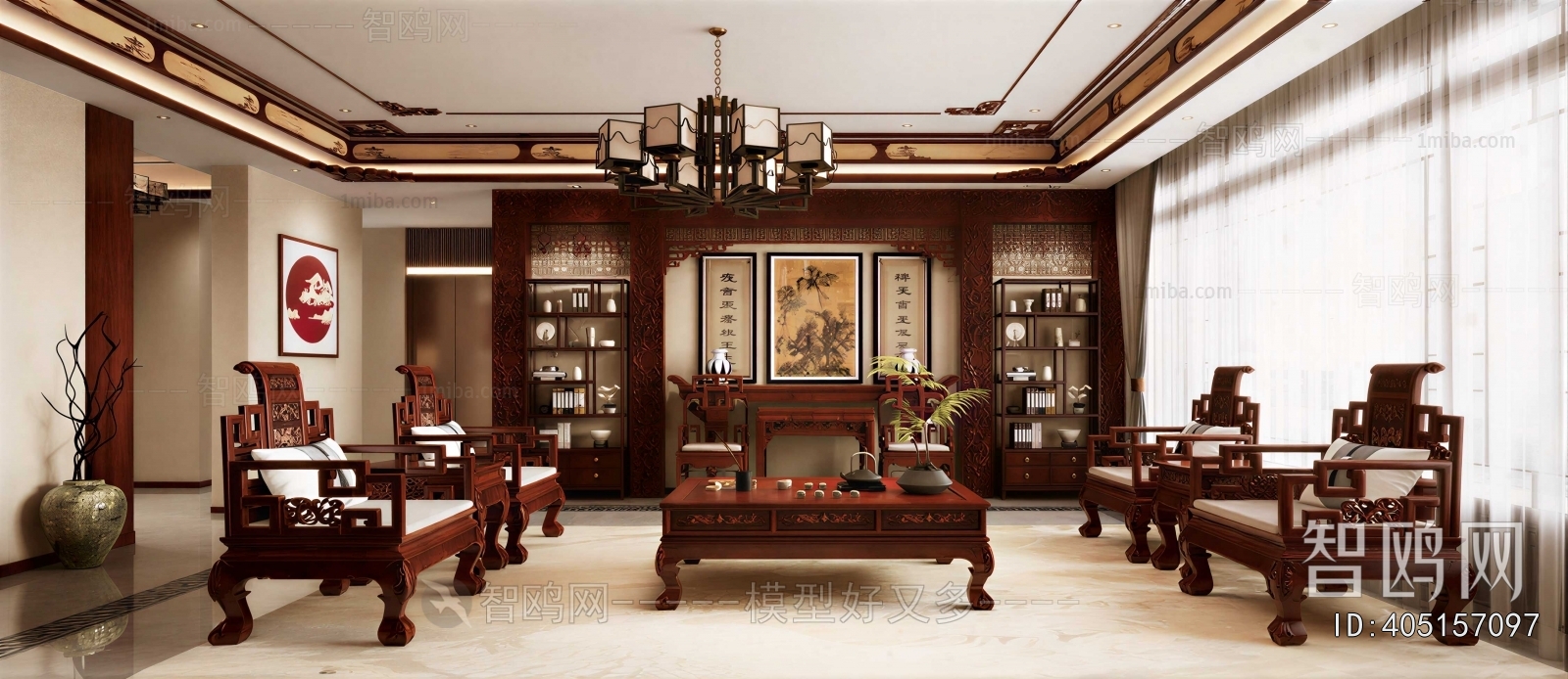 Chinese Style A Living Room