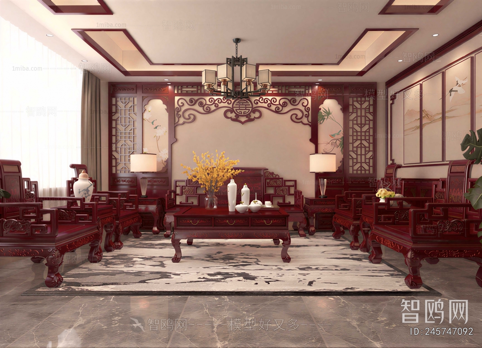 Chinese Style A Living Room