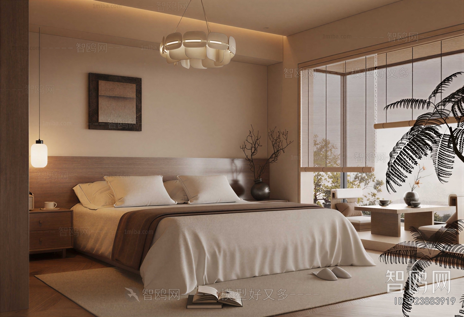 Wabi-sabi Style Bedroom