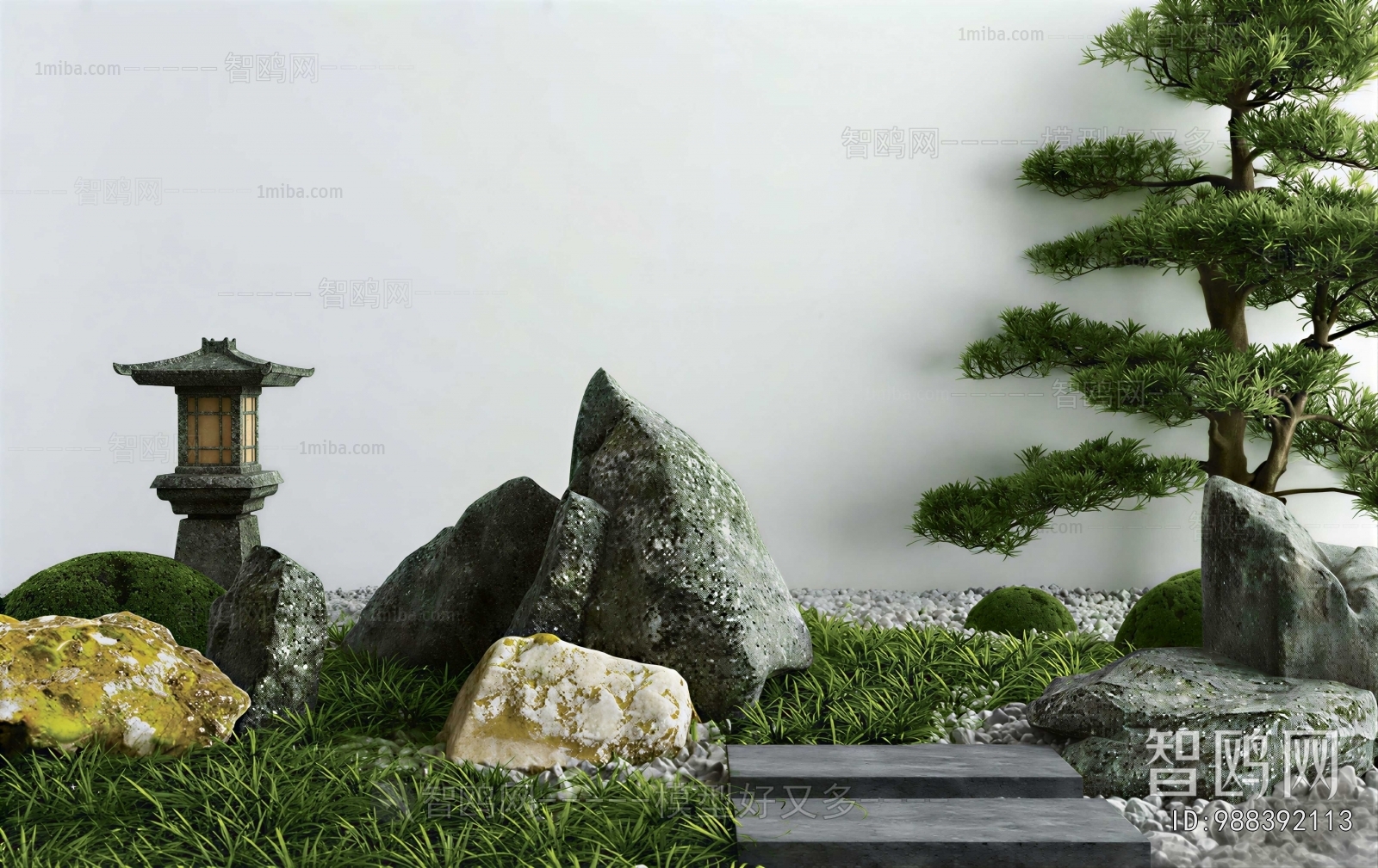 New Chinese Style Plant Landscaping