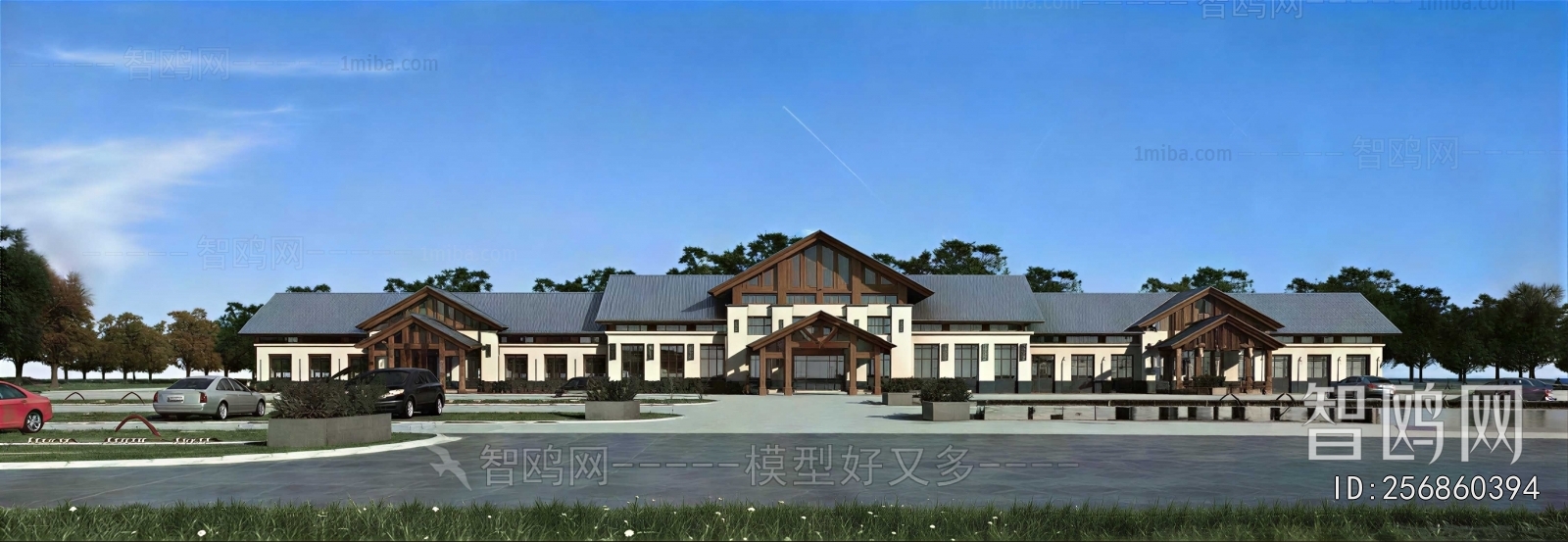 New Chinese Style Public Building