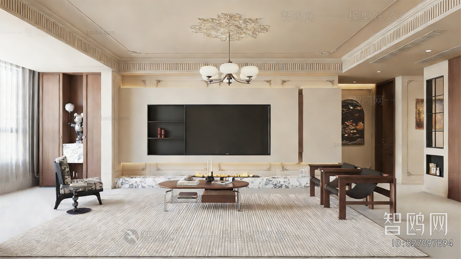 French Style A Living Room