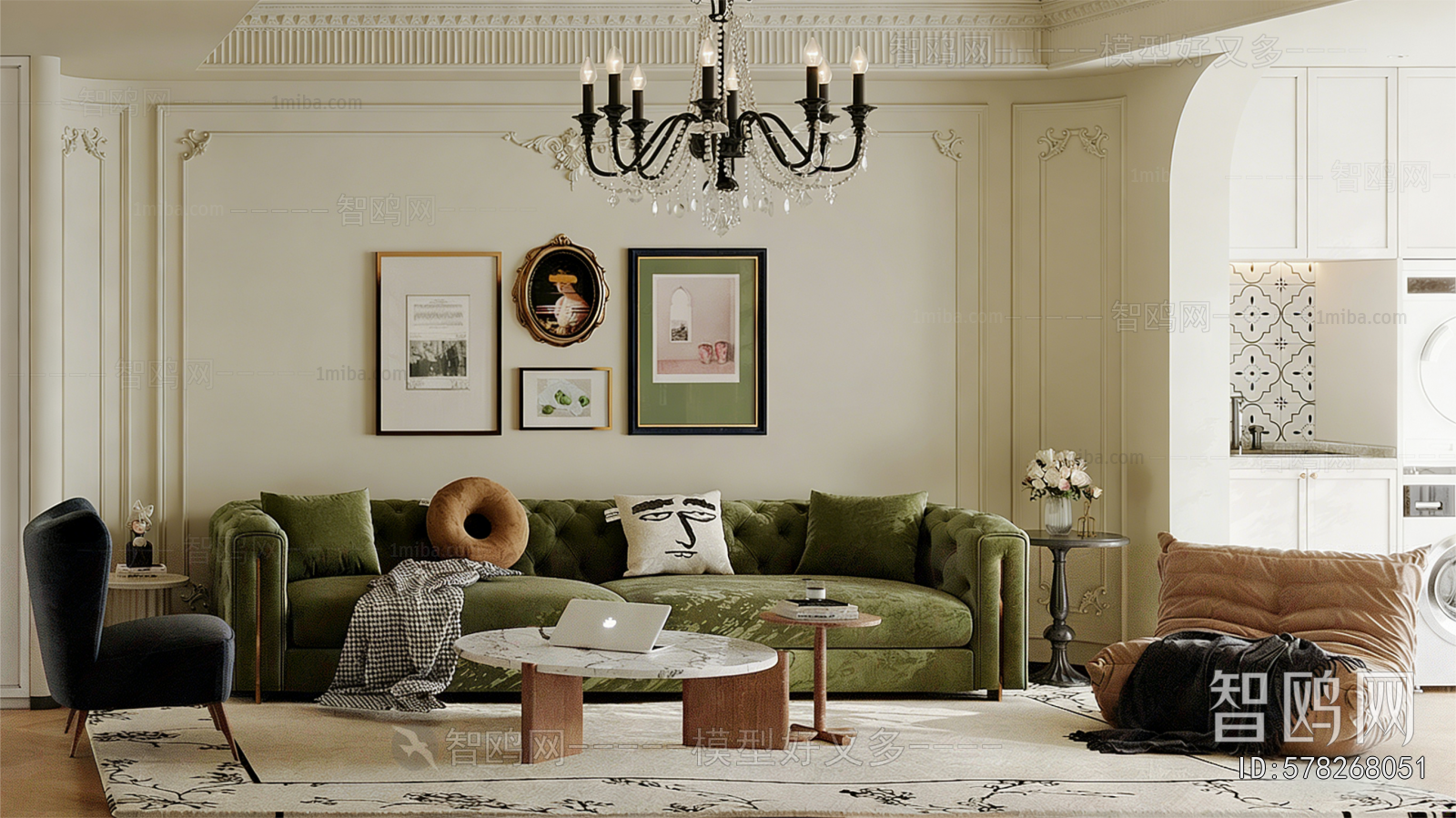 French Style A Living Room