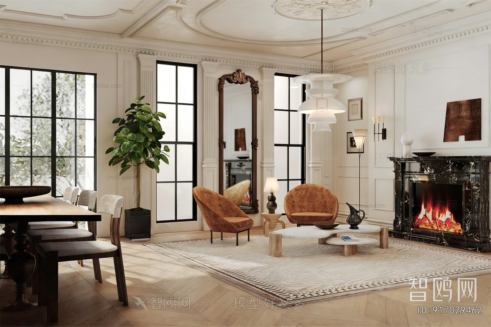 French Style A Living Room