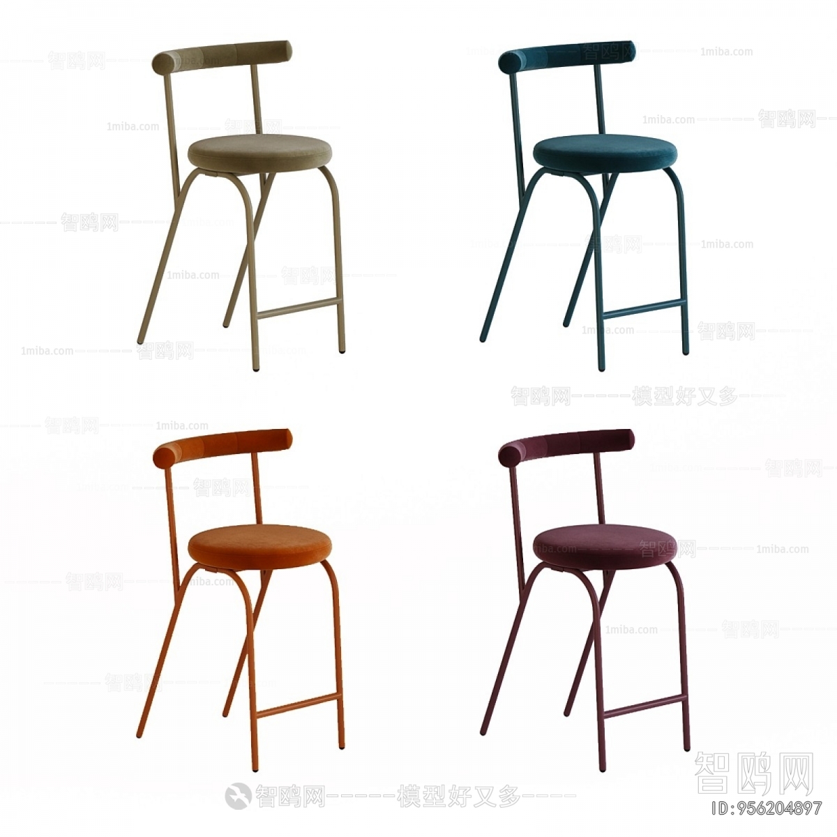 Nordic Style Bar Chair