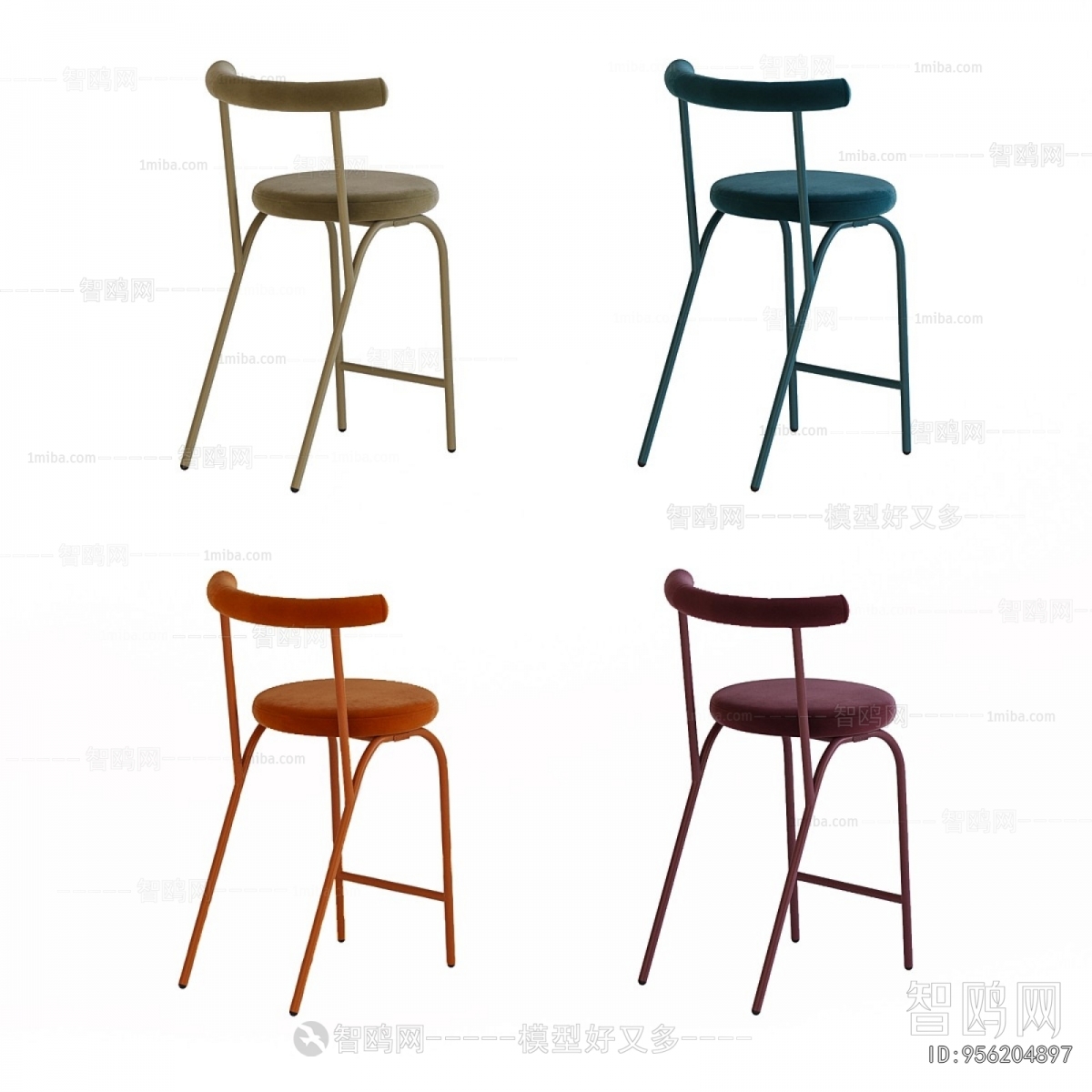 Nordic Style Bar Chair