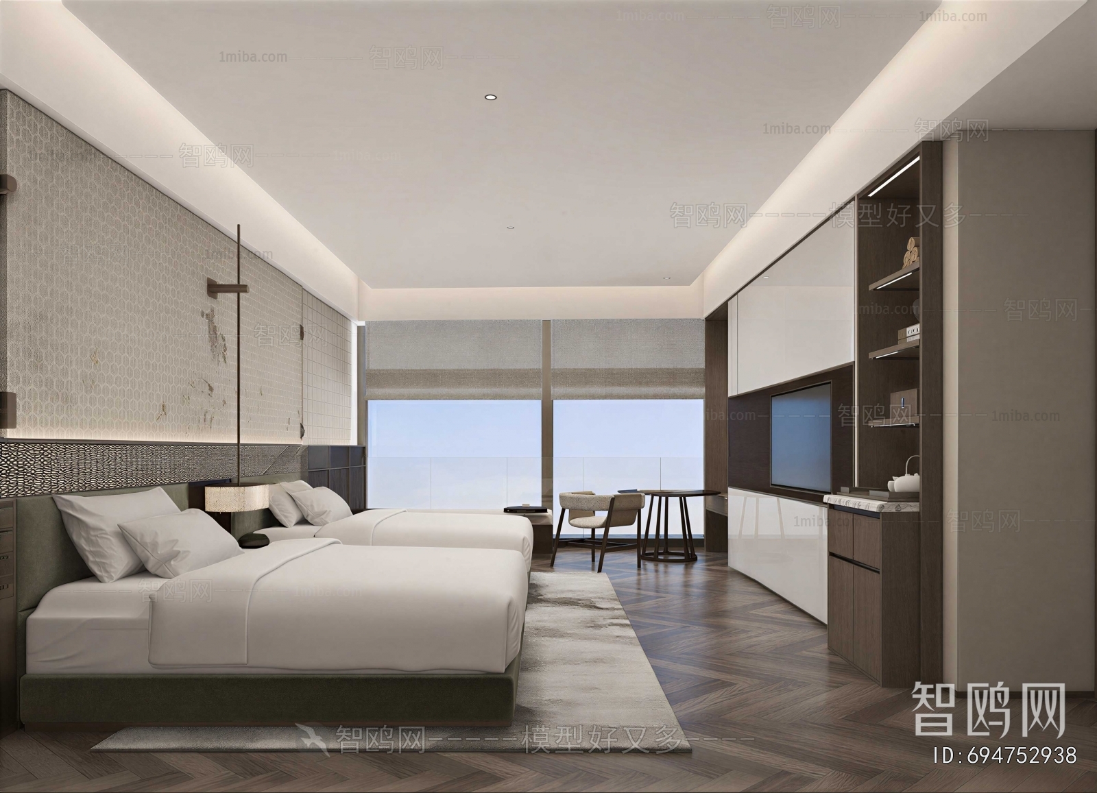 Modern Guest Room