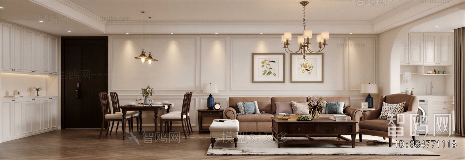 American Style A Living Room