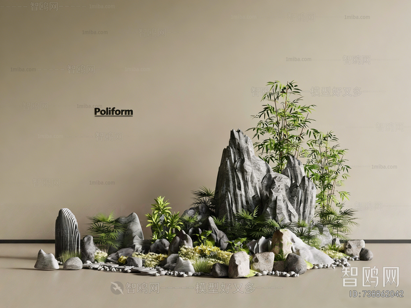New Chinese Style Plant Landscaping
