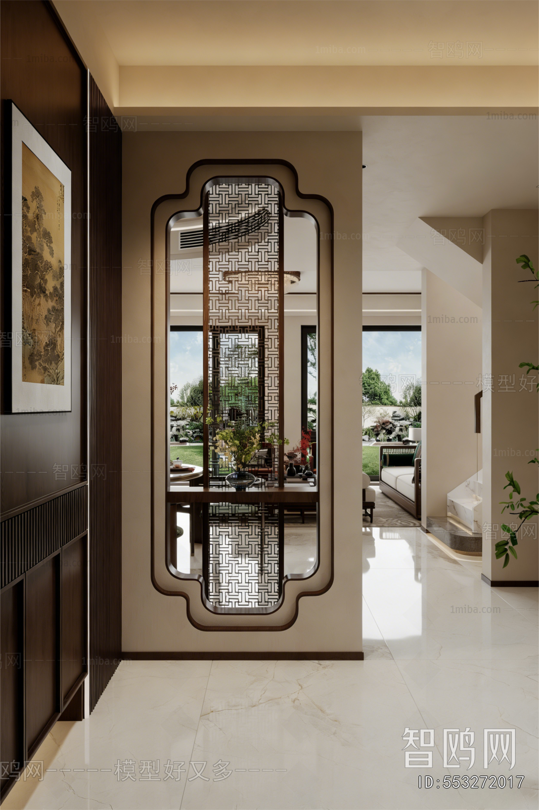 New Chinese Style Hallway