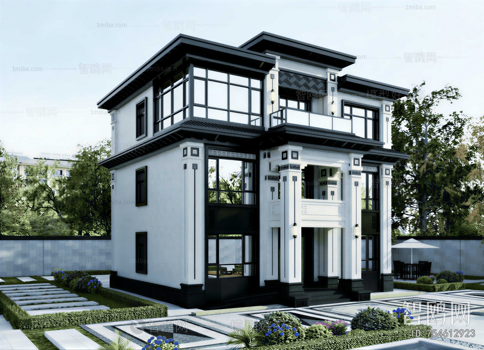 New Chinese Style Detached Villa