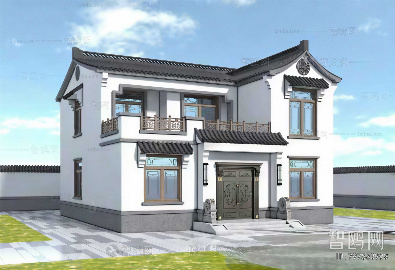 New Chinese Style Detached Villa