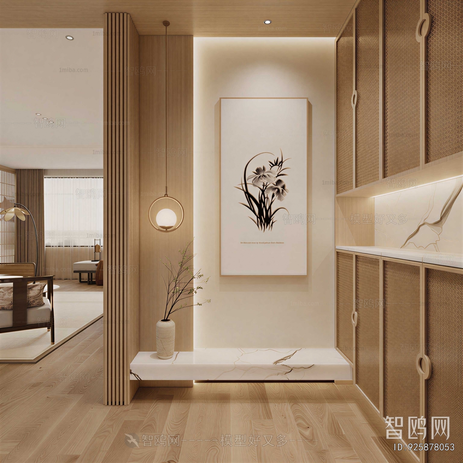 New Chinese Style Hallway