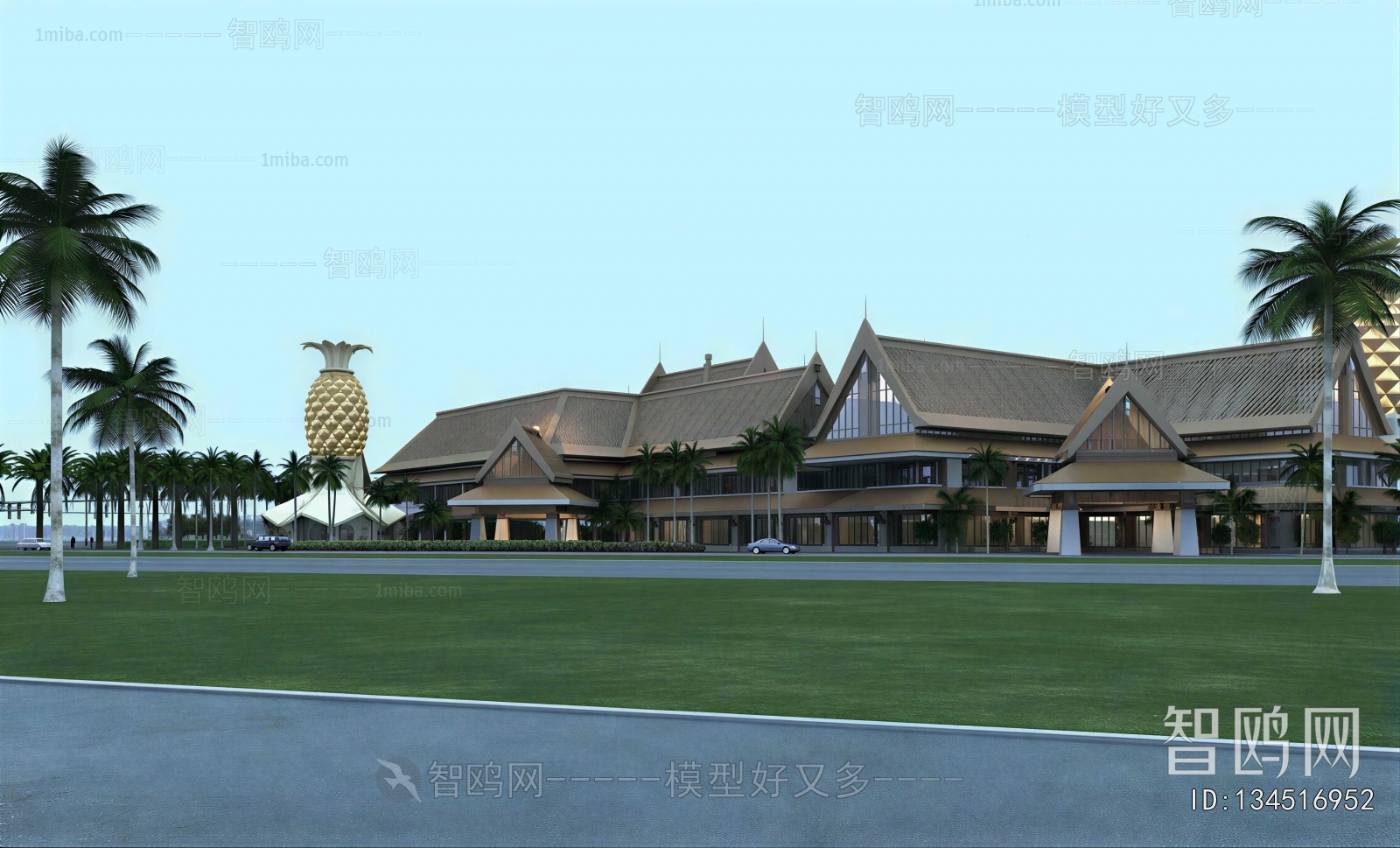 Southeast Asian Style Building Appearance