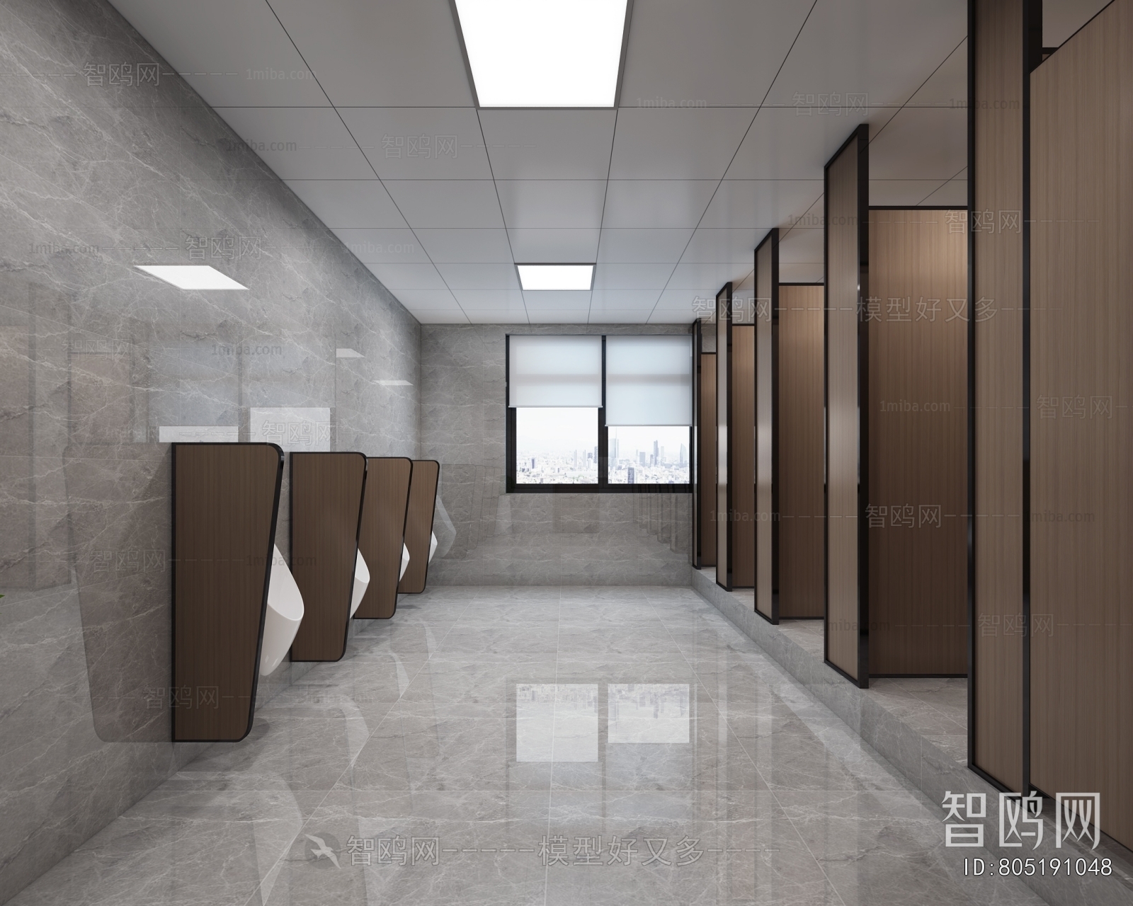 Modern Public Toilet