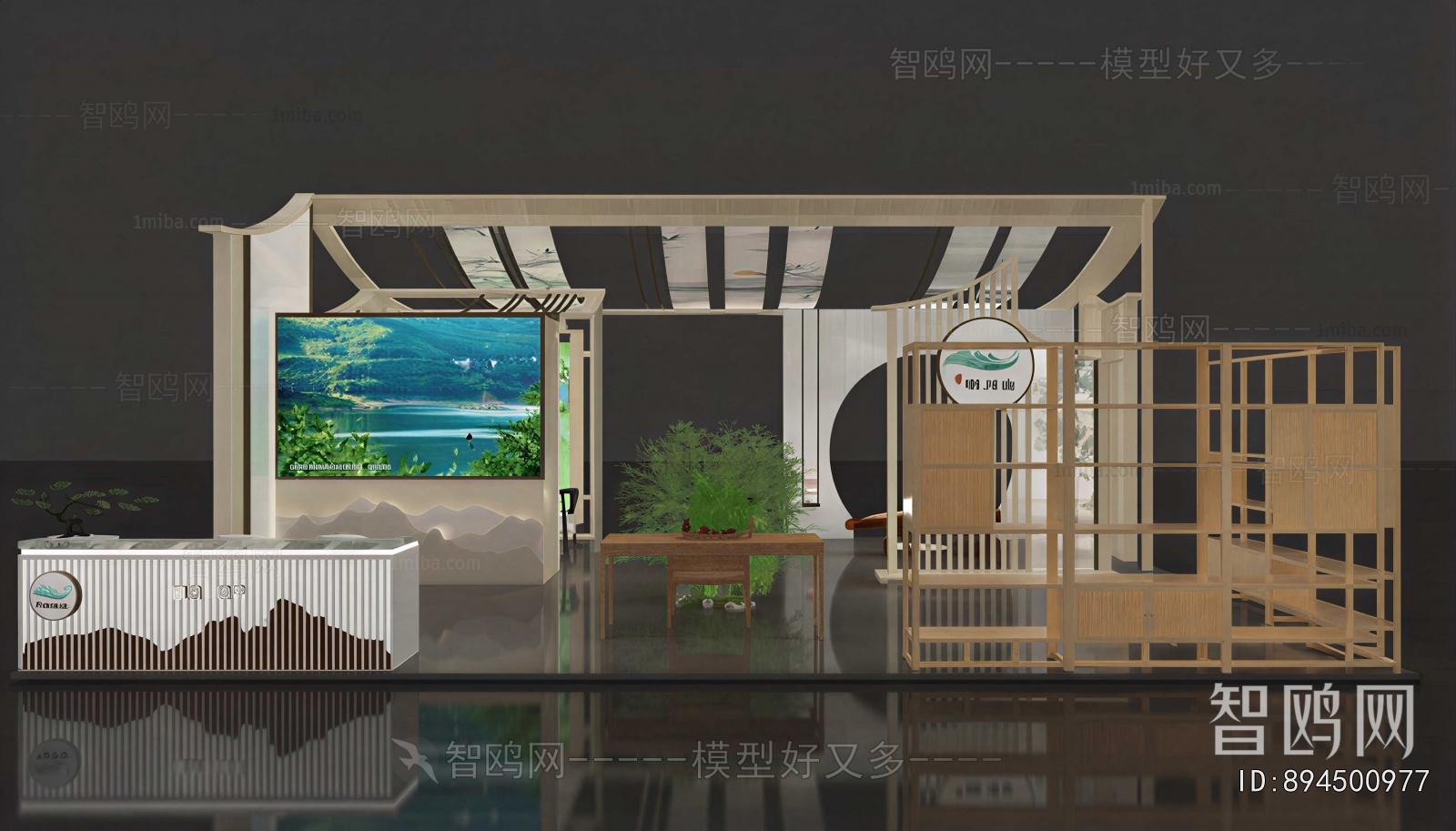 New Chinese Style Exhibition Hall